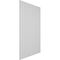 Ekena Millwork 94H x 5/8T Adjustable PVC Slat Wall Panel Kit w/ 4W Slats, Unfinished contains 11 Slats SWP55X94X0625UN - alternate 4